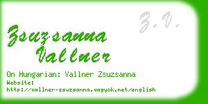 zsuzsanna vallner business card